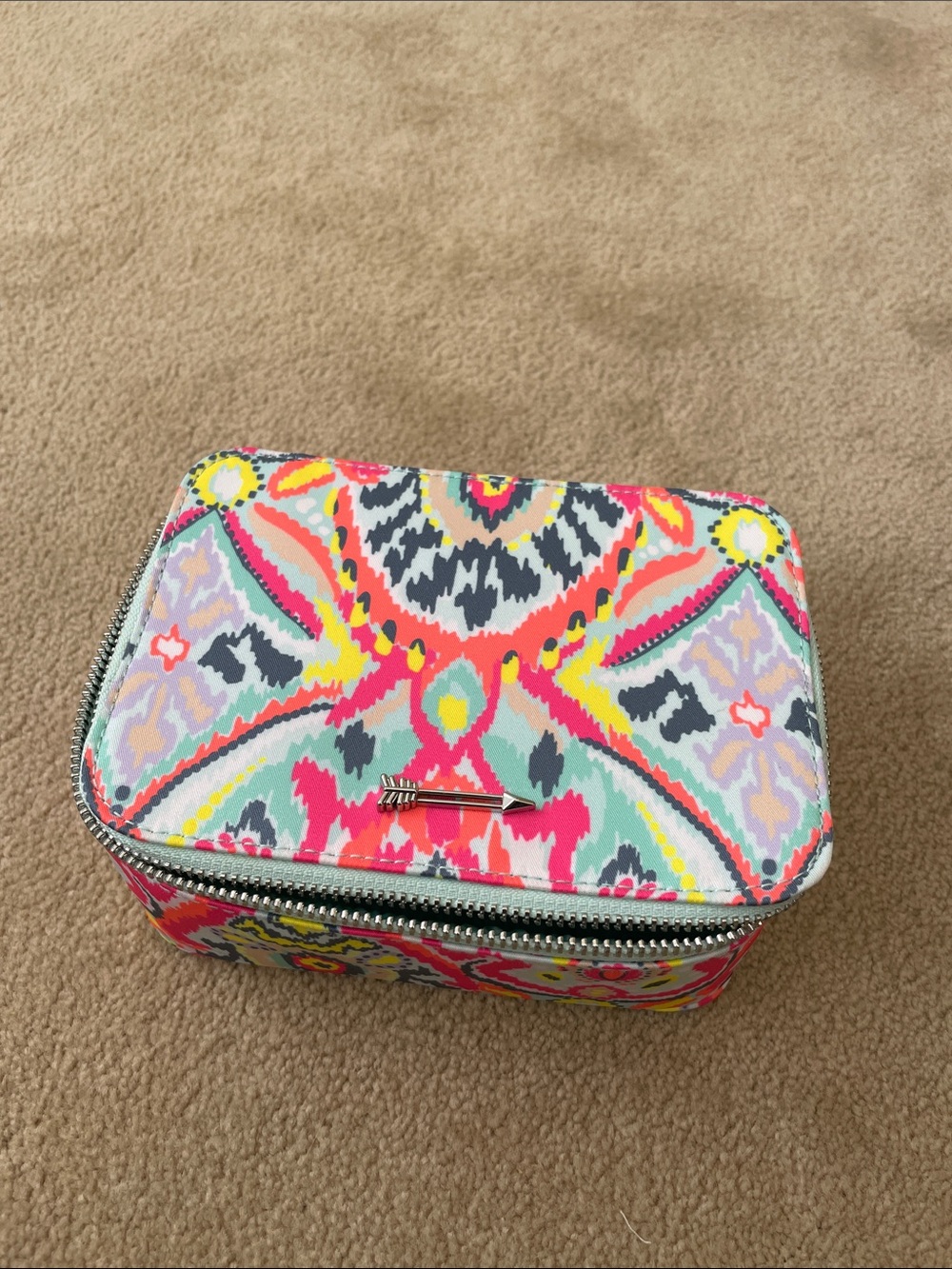 Stella and Dot Multi Colored Jewelry Case